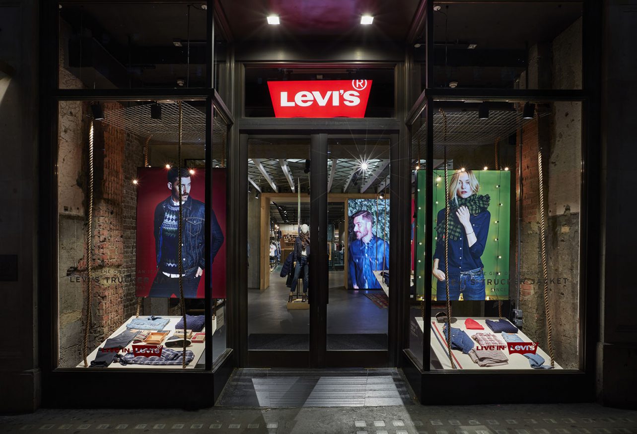 Levis - Lucky Fox - UK Visual Merchandising company