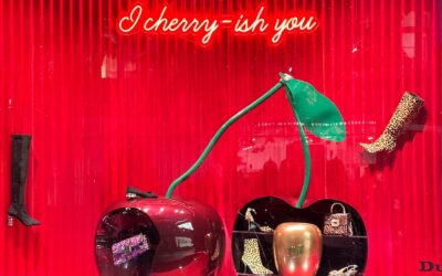 Festive window scheme for Dune at Selfridges by Lucky Fox