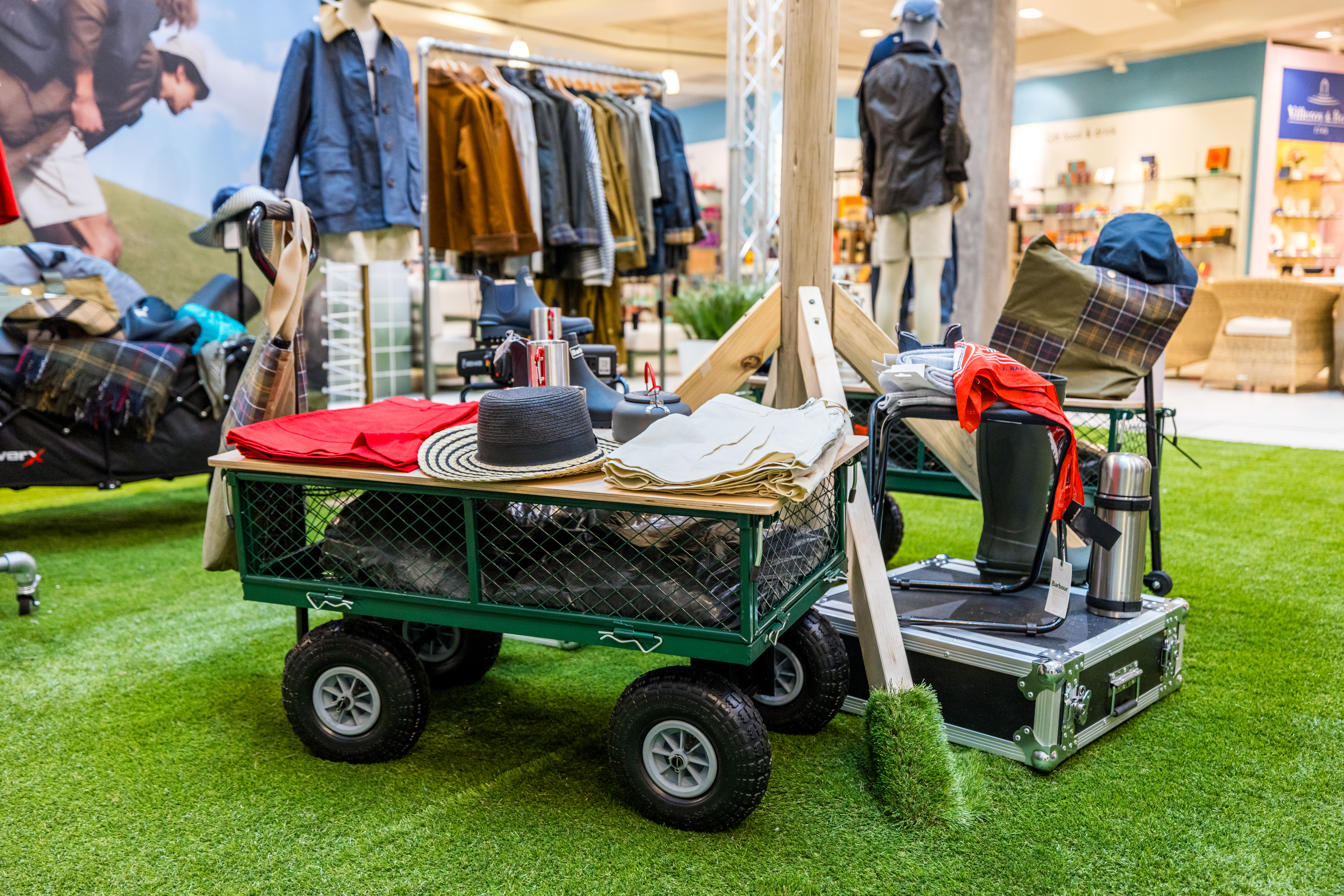 Barbour takeover at Peter Jones for John Lewis