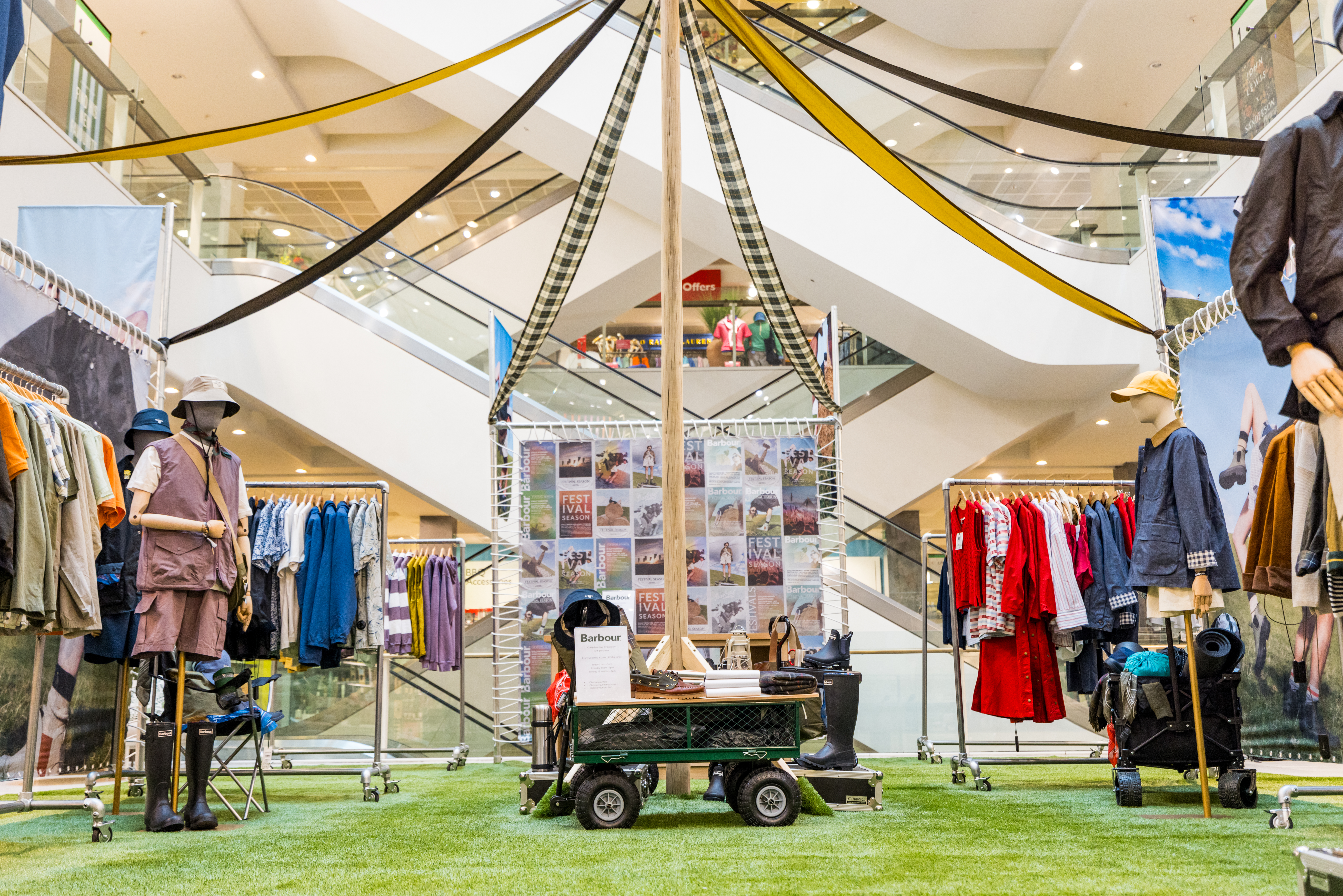 Barbour takeover at Peter Jones for John Lewis
