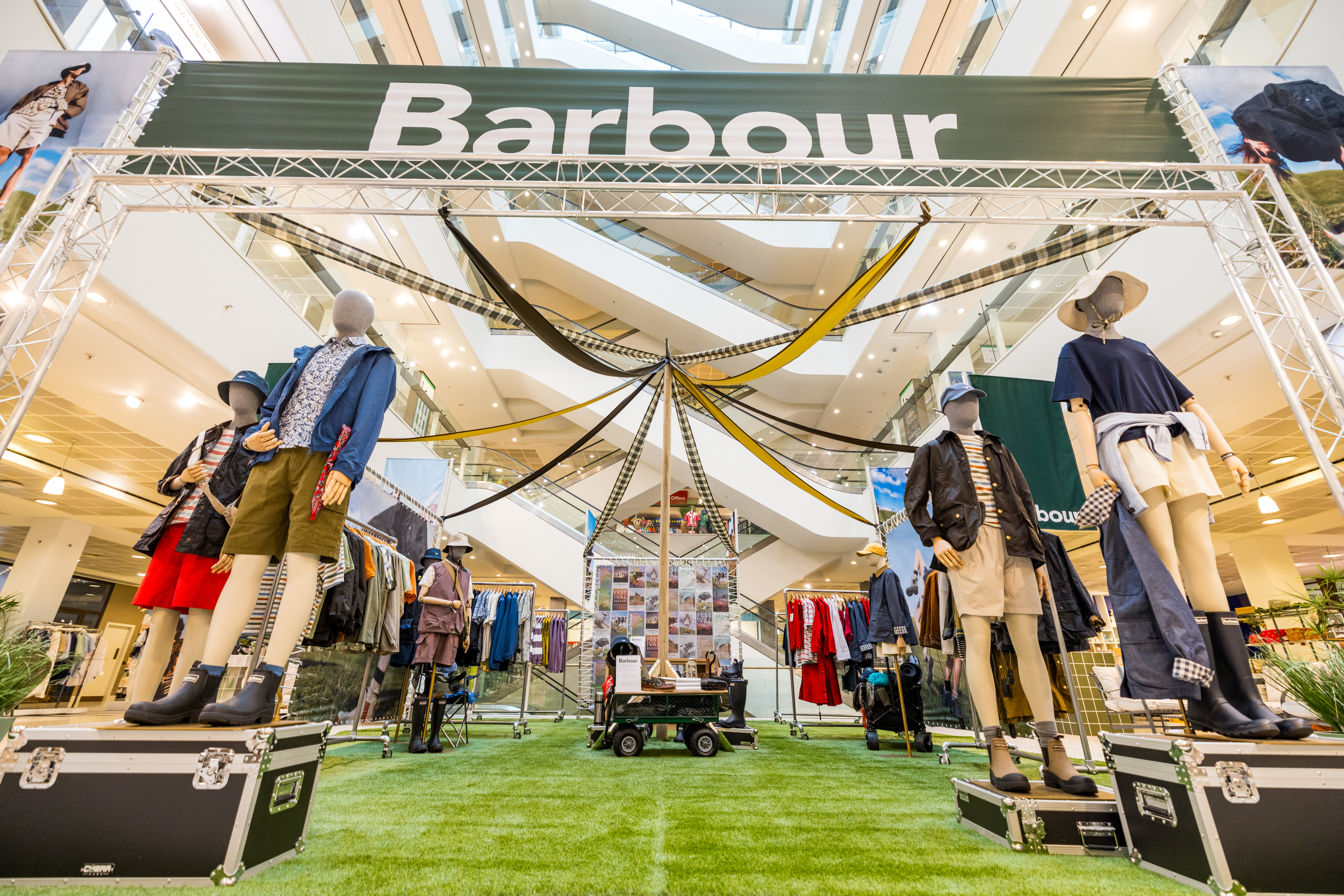 Barbour takeover at Peter Jones for John Lewis