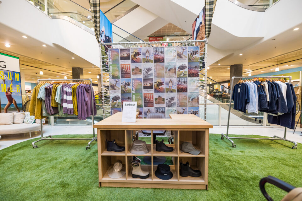 Barbour takeover at Peter Jones for John Lewis