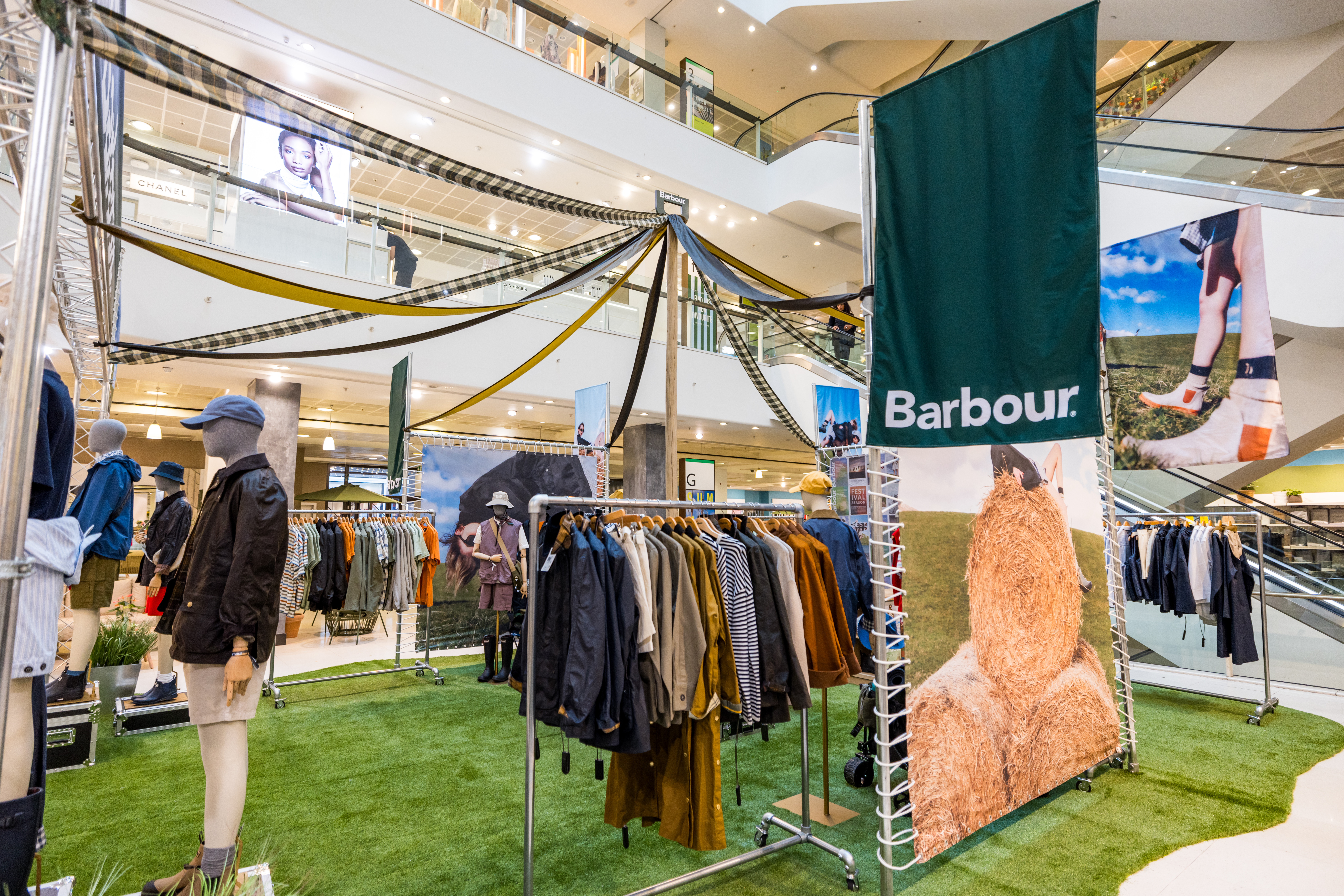 Barbour takeover at Peter Jones for John Lewis