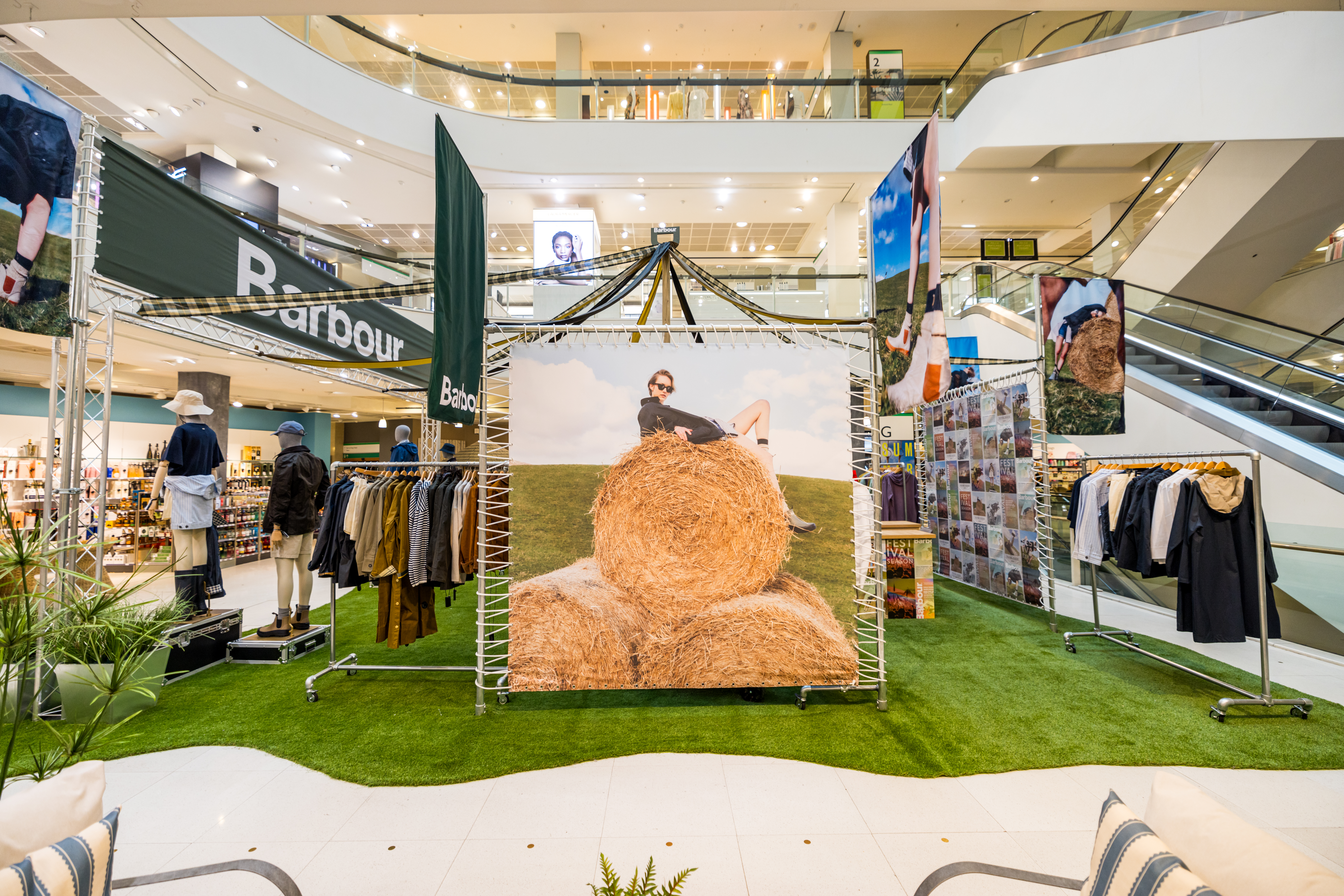 Barbour takeover at Peter Jones for John Lewis