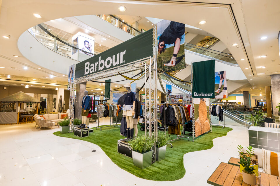 Barbour takeover at Peter Jones for John Lewis