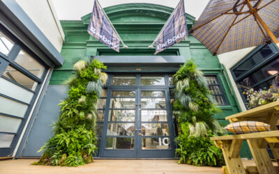 Launch event for Barbour, designed and installed by Lucky Fox