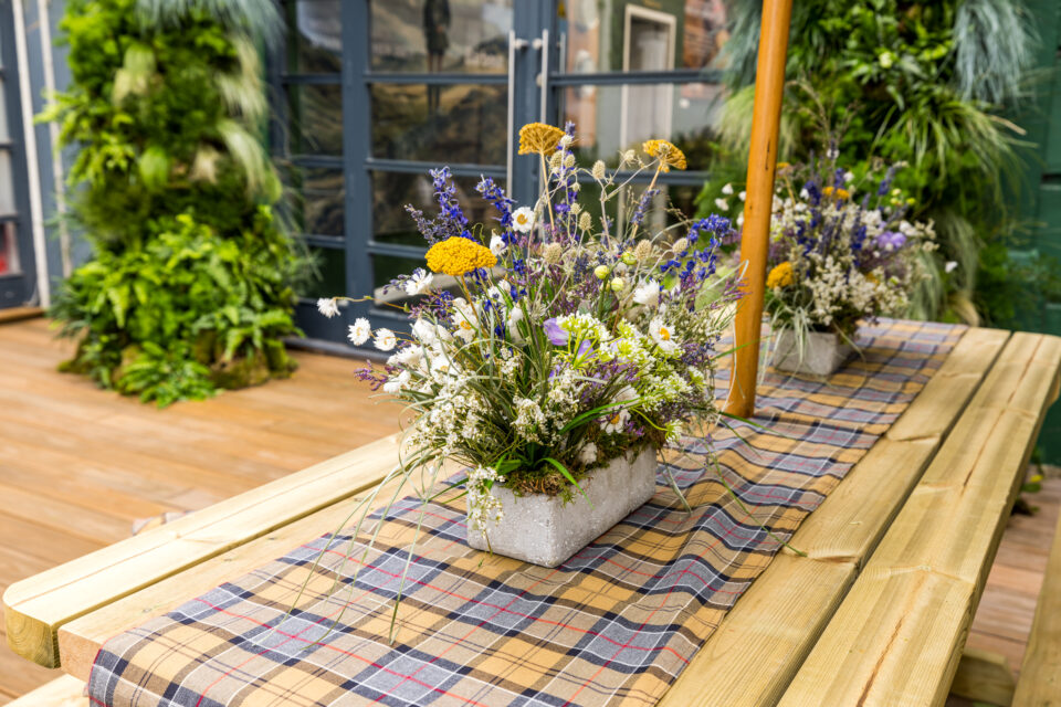 Launch event for Barbour, designed and installed by Lucky Fox