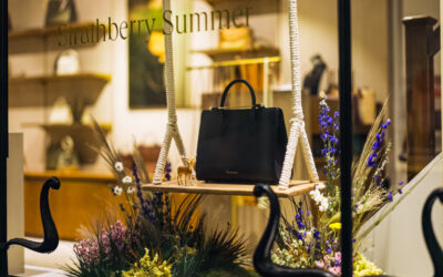 Strathberry summer window design and install, by Lucky Fox
