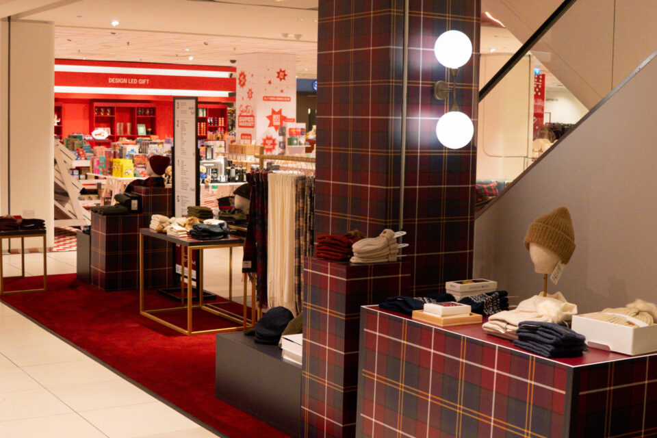 A Barbour festive takeover at FRED’S restaurant and atrium in Fenwick, Newcastle.