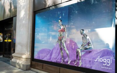 Brand activation by Lucky Fox for Sloggi at Selfridges