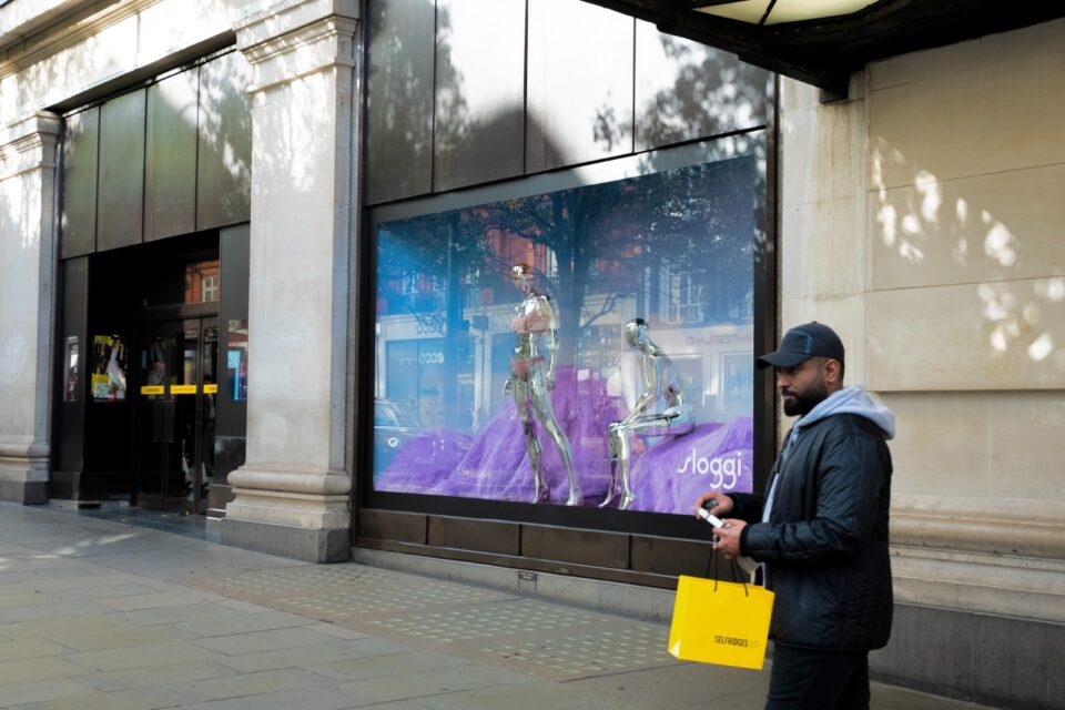Brand activation by Lucky Fox for Sloggi at Selfridges