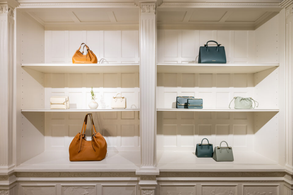 Creating an immersive retail concept for Strathberry. Design, build and install by Lucky Fox.
