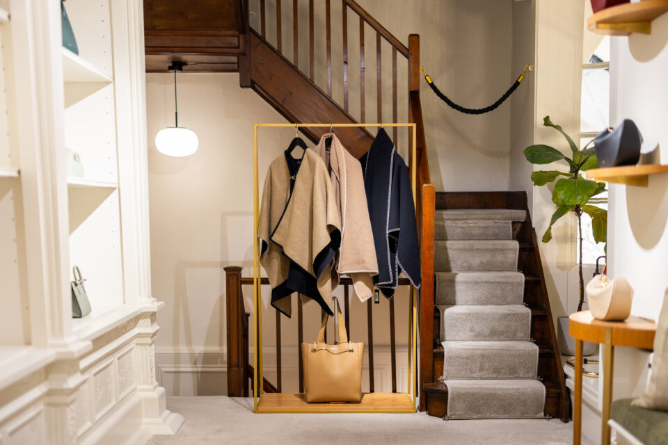 Creating an immersive retail concept for Strathberry. Design, build and install by Lucky Fox.