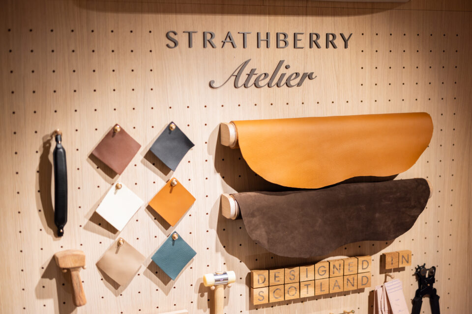 Creating an immersive retail concept for Strathberry. Design, build and install by Lucky Fox.