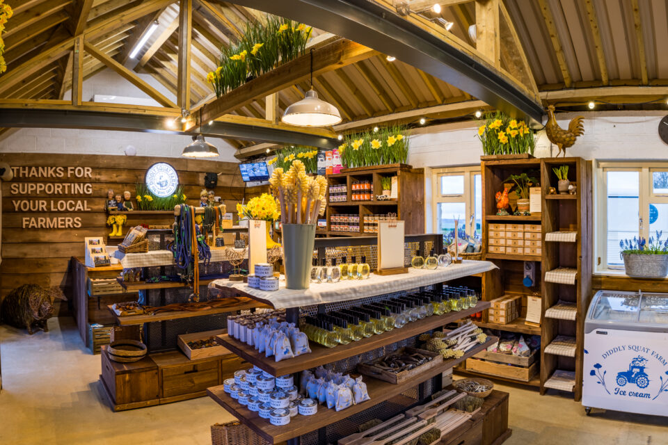 Diddly Squat Farm Shop design, manufacture and installation by Lucky Fox